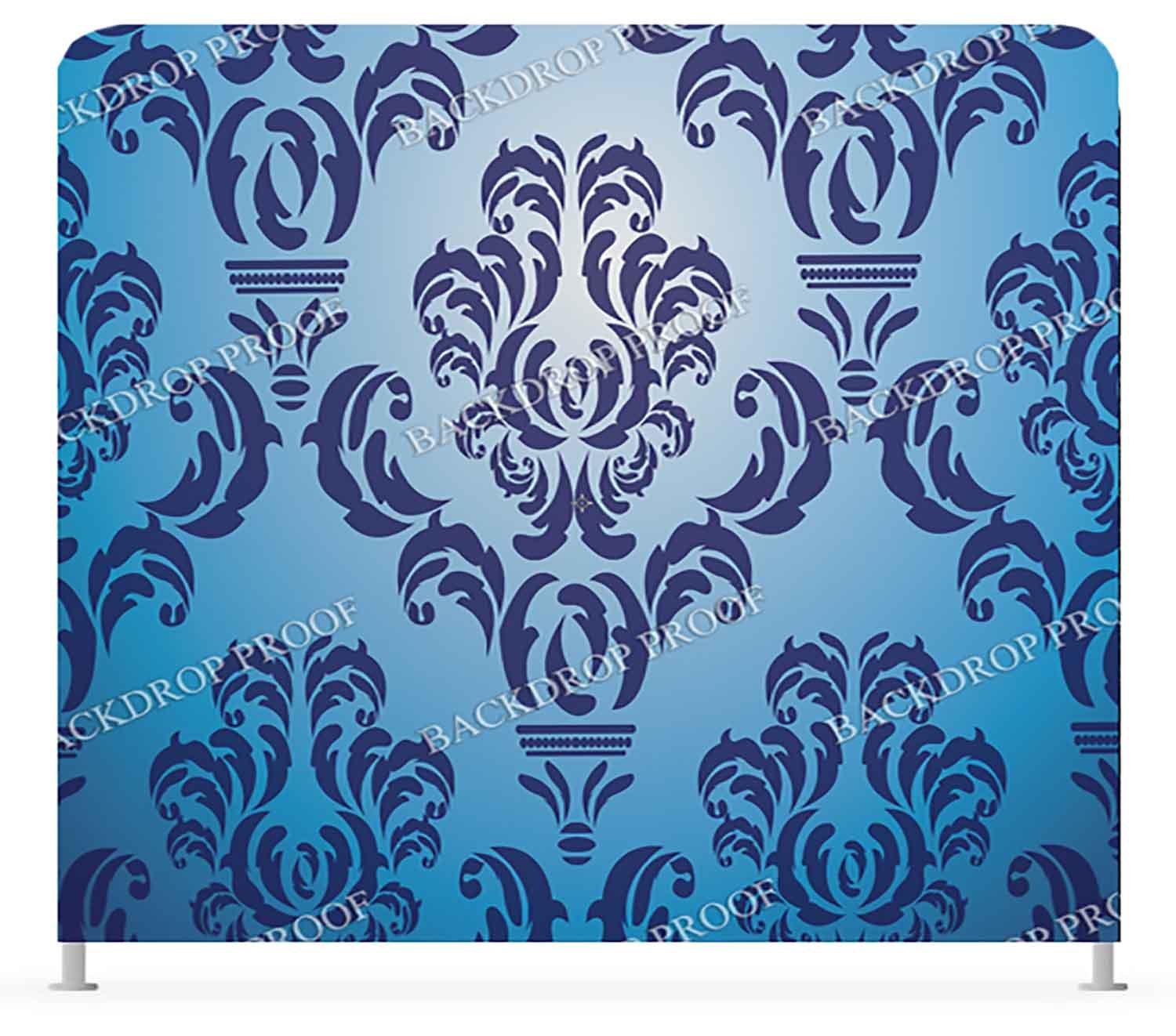 BLUE DAMASK